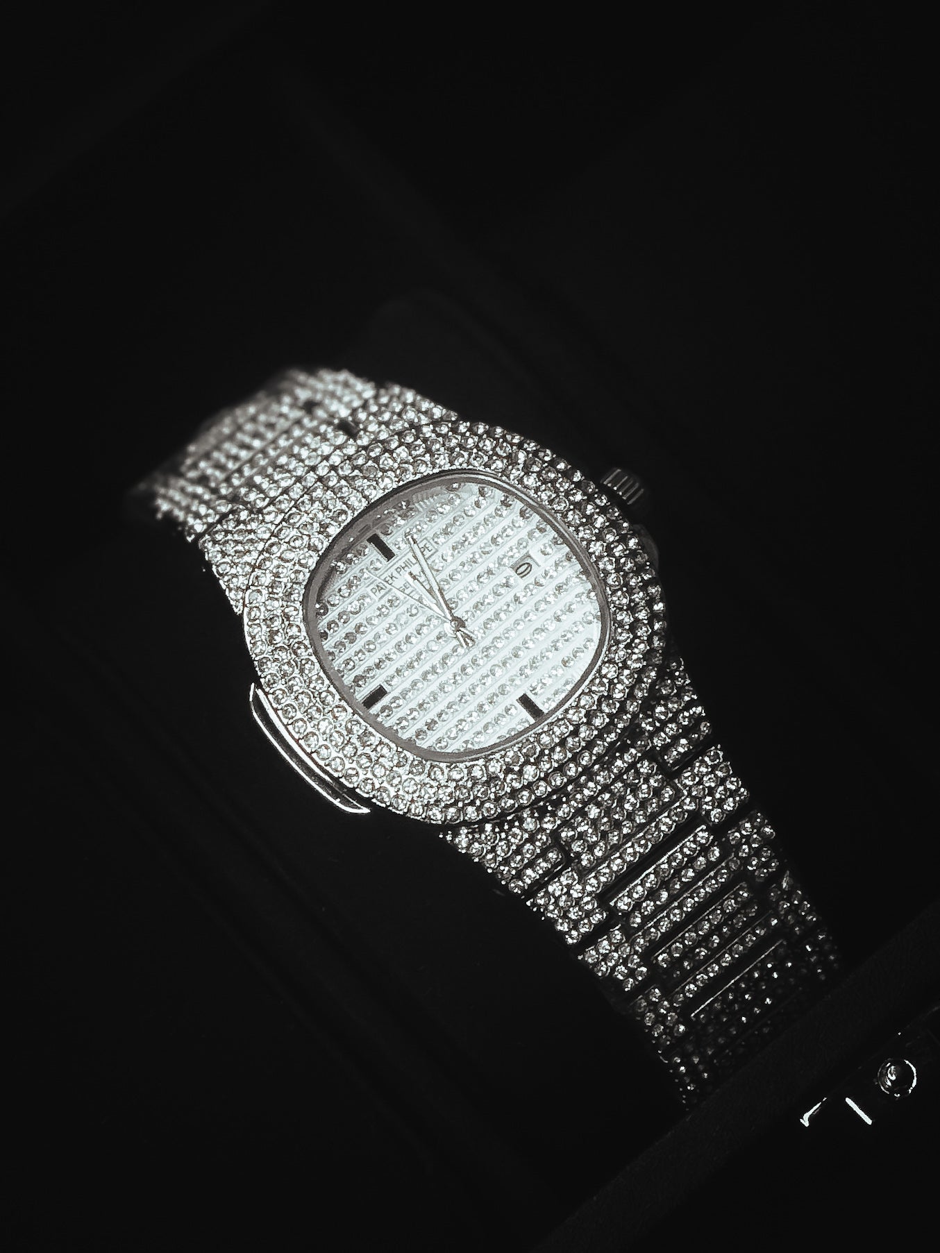 Silver Iced Out PP