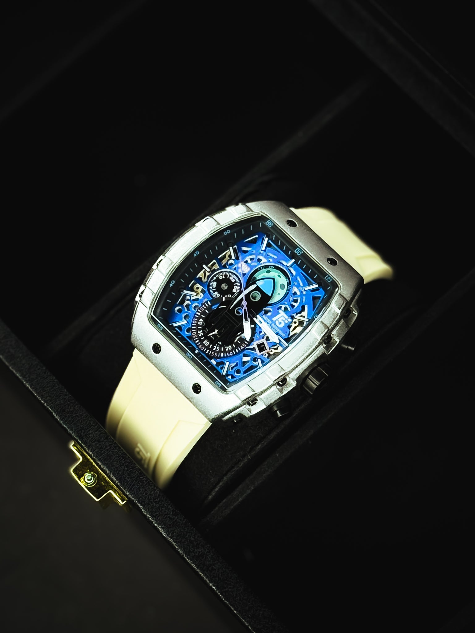 Shahenshah Blue Tech Masterpiece (White Edition)