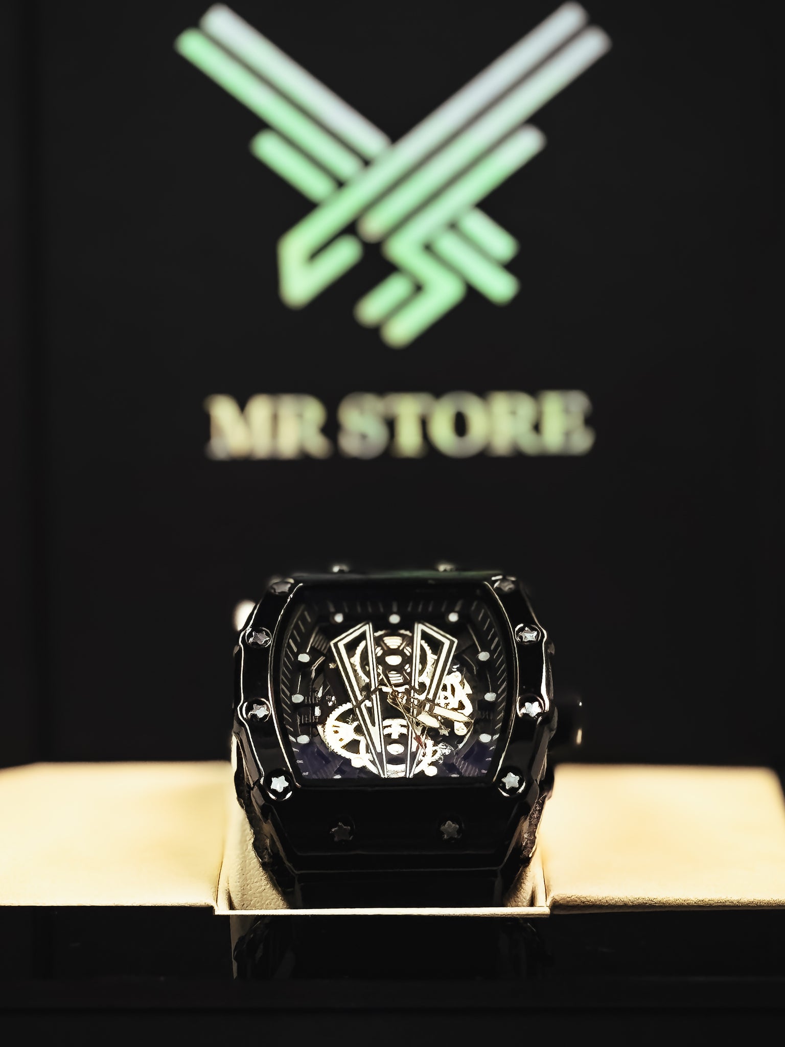 Black RM Elegant Watch