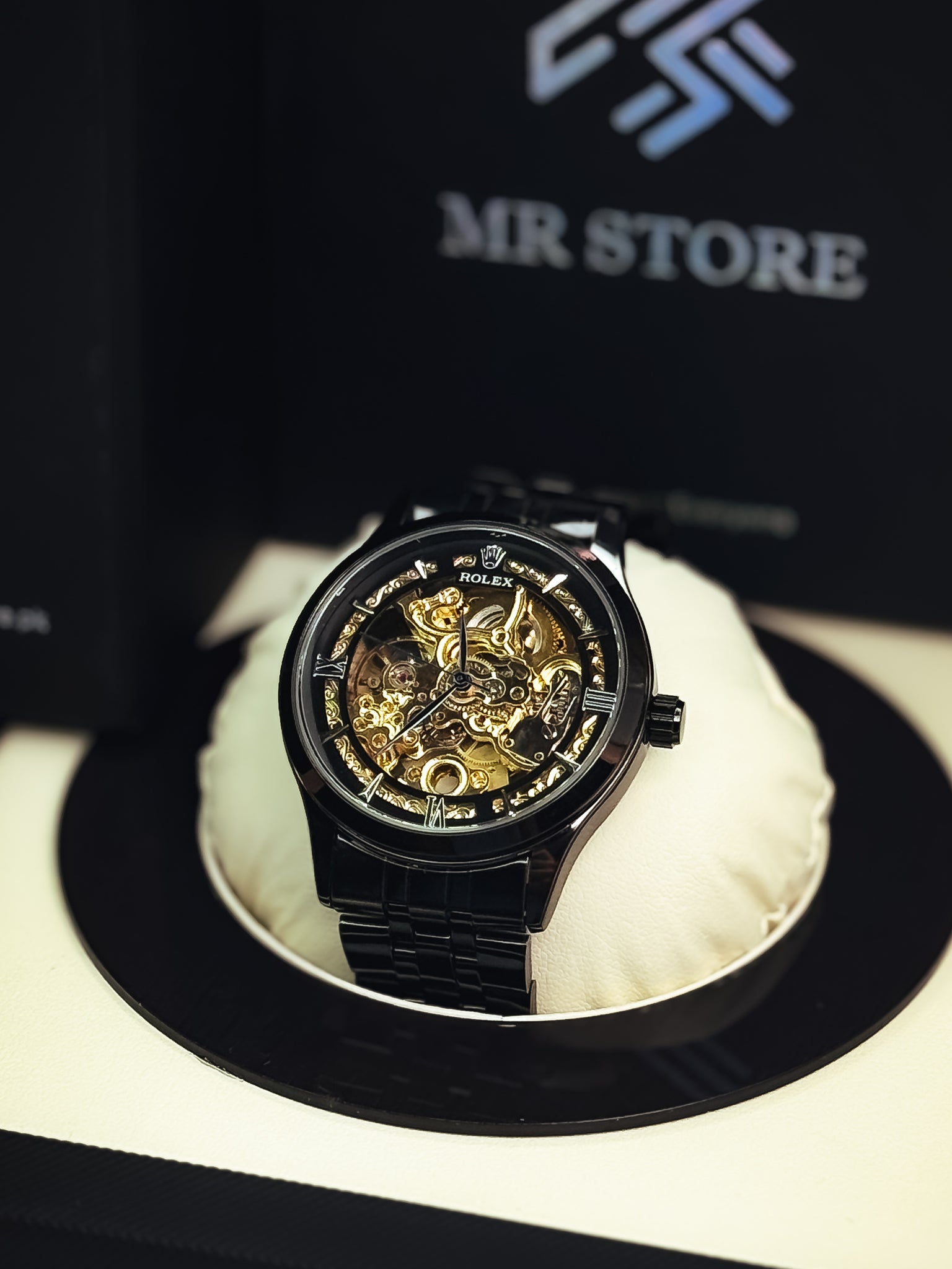 Rollie Automatic Skeleton Watch