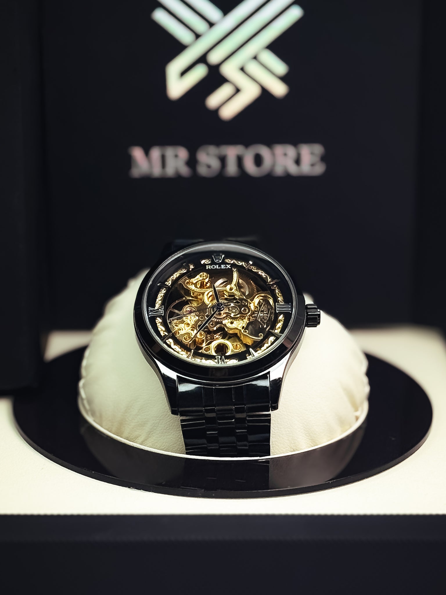 Rollie Automatic Skeleton Watch