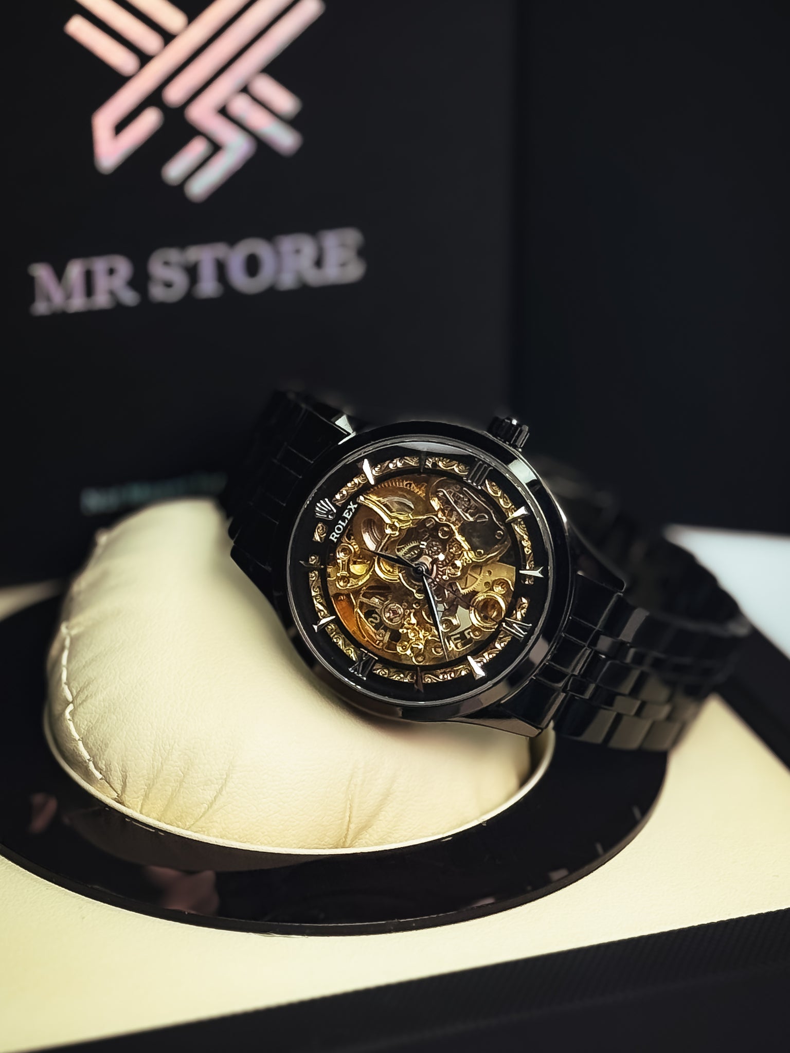 Rollie Automatic Skeleton Watch