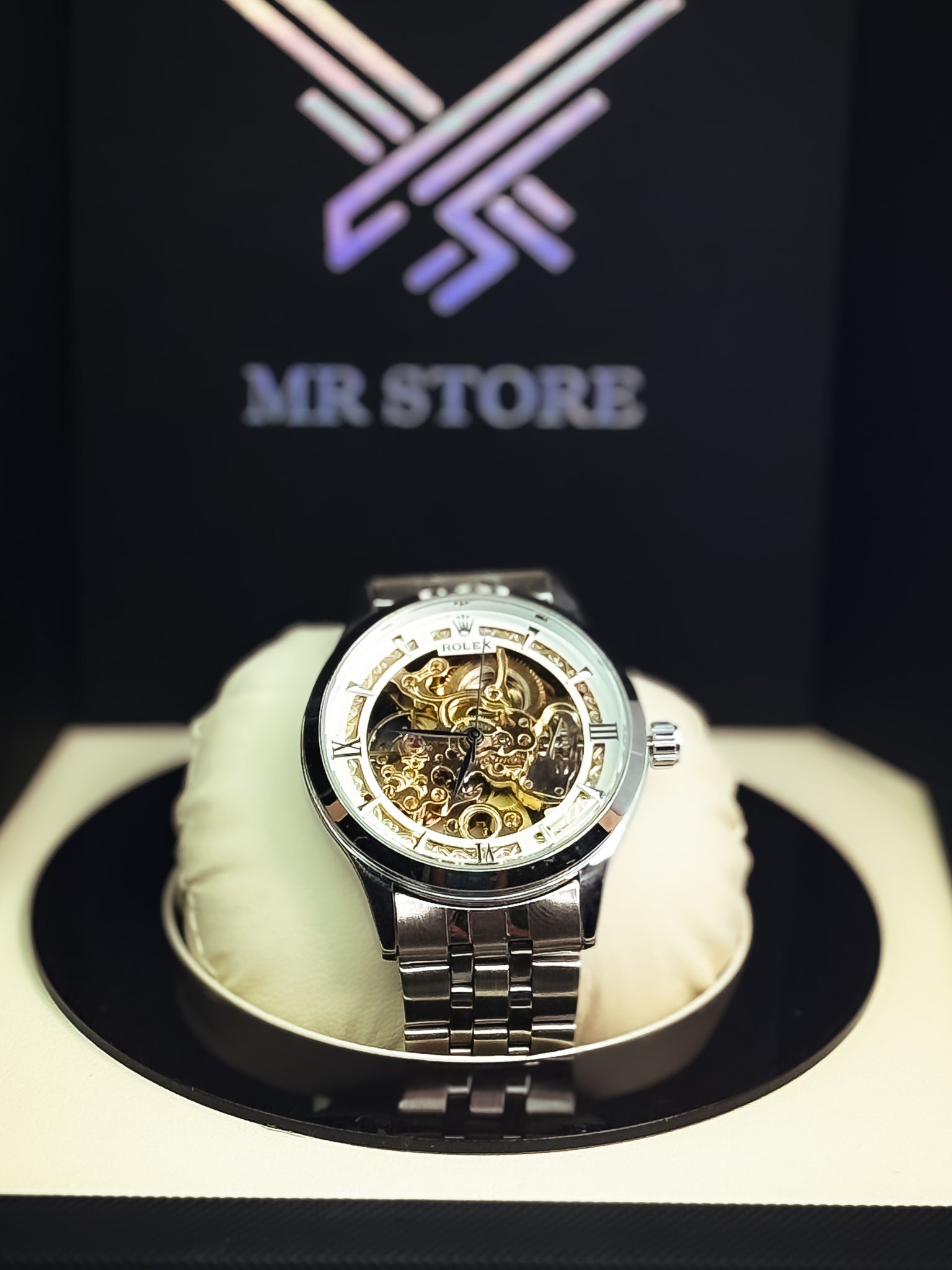 Rollie Automatic Skeleton Watch