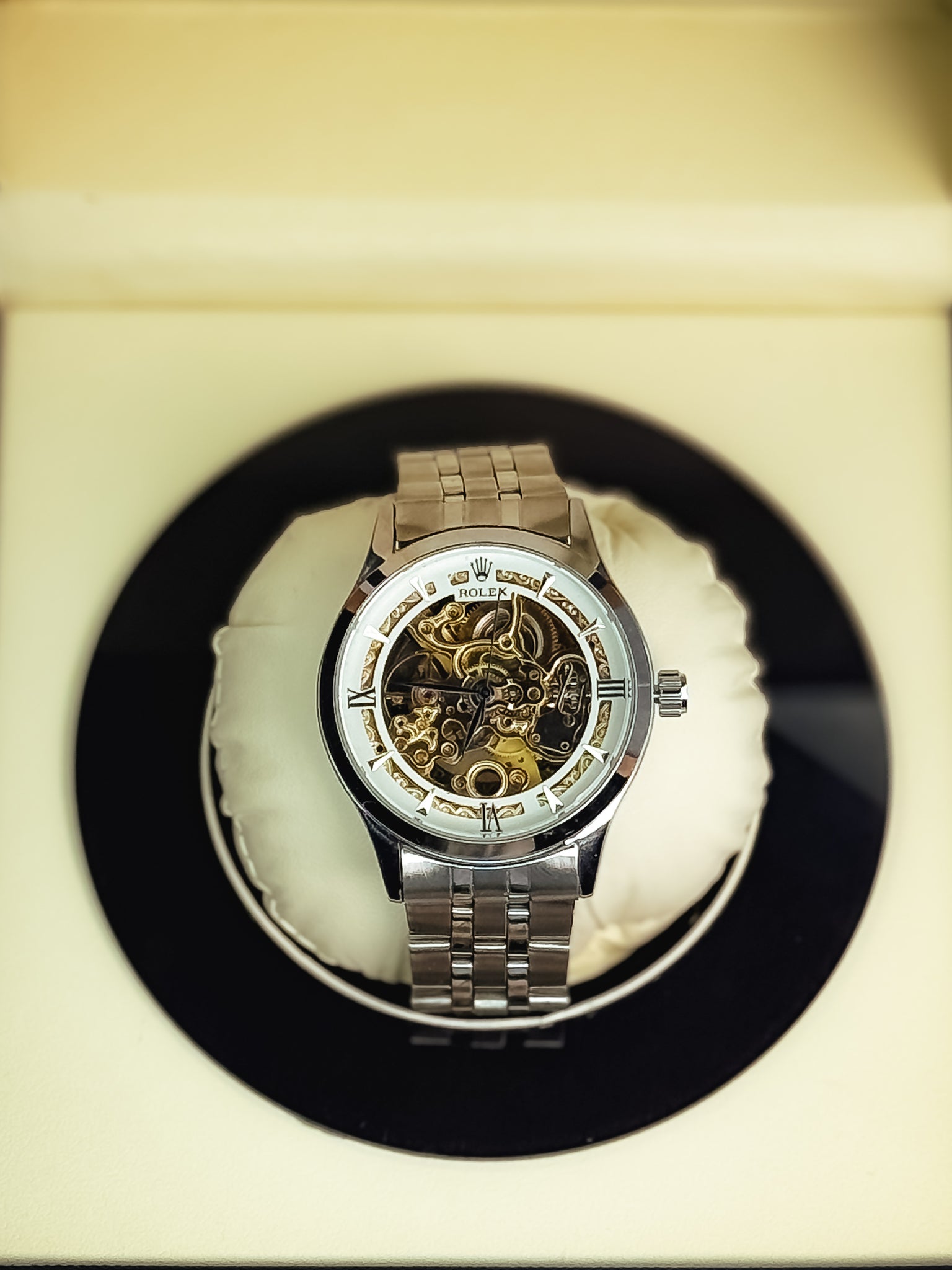 Rollie Automatic Skeleton Watch