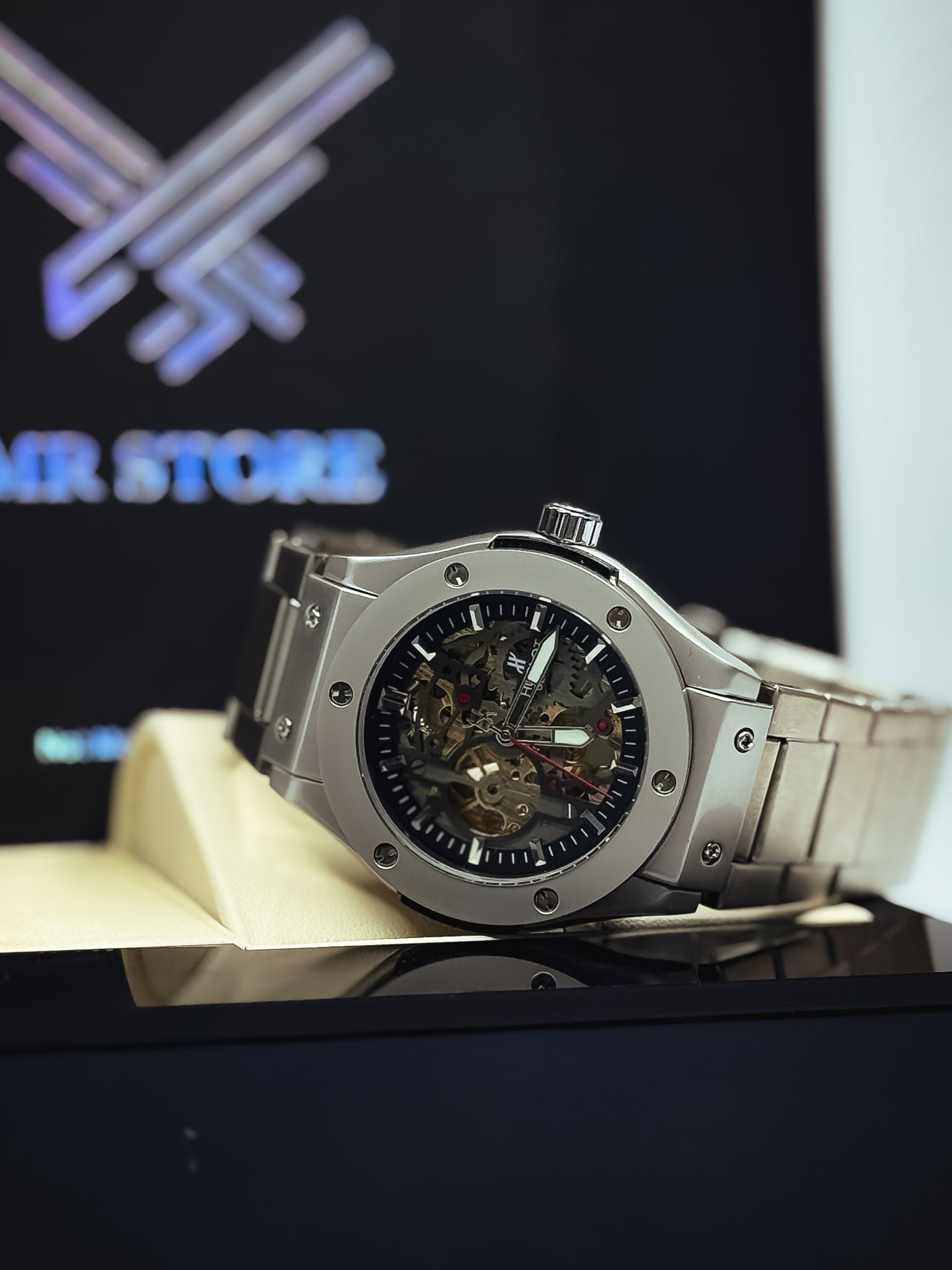Hublo Velox Automatic ( Stainless Steel )