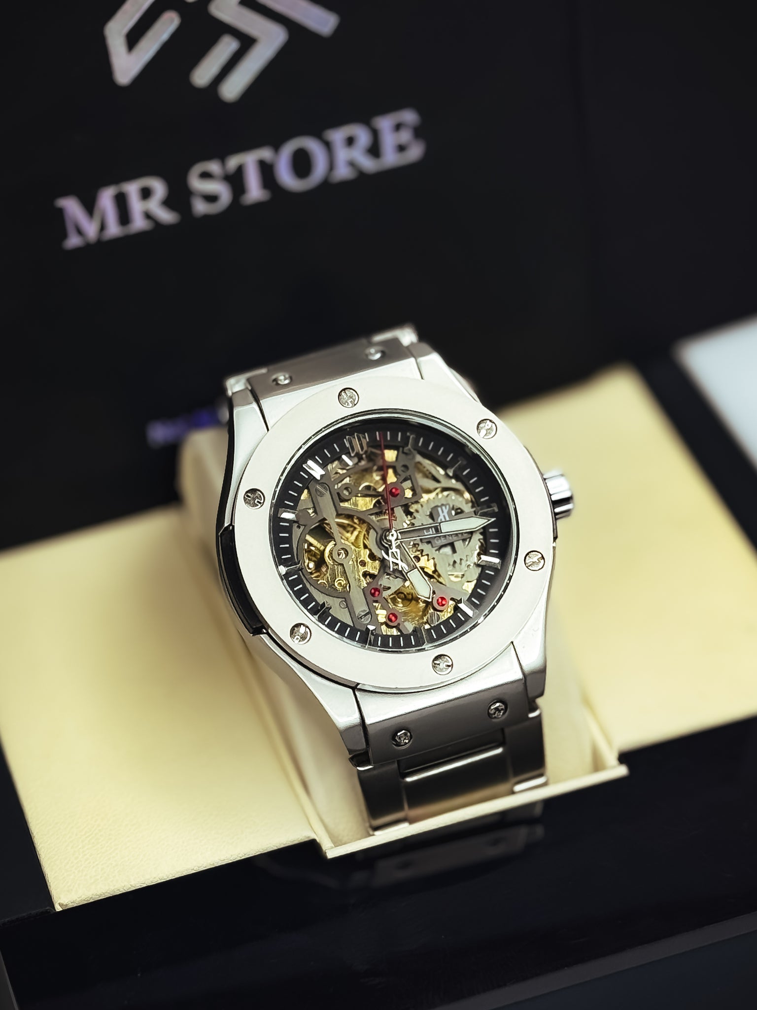 Hublo Velox Automatic ( Stainless Steel )