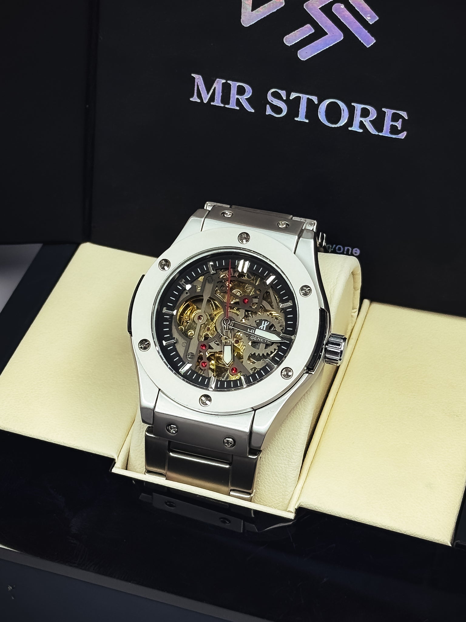 Hublo Velox Automatic ( Stainless Steel )