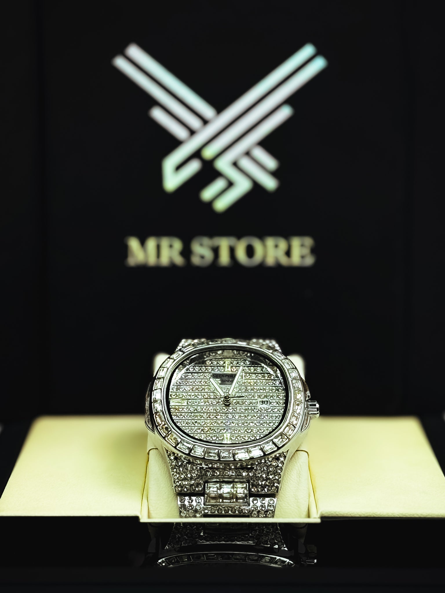 New PP Iced Out Watch