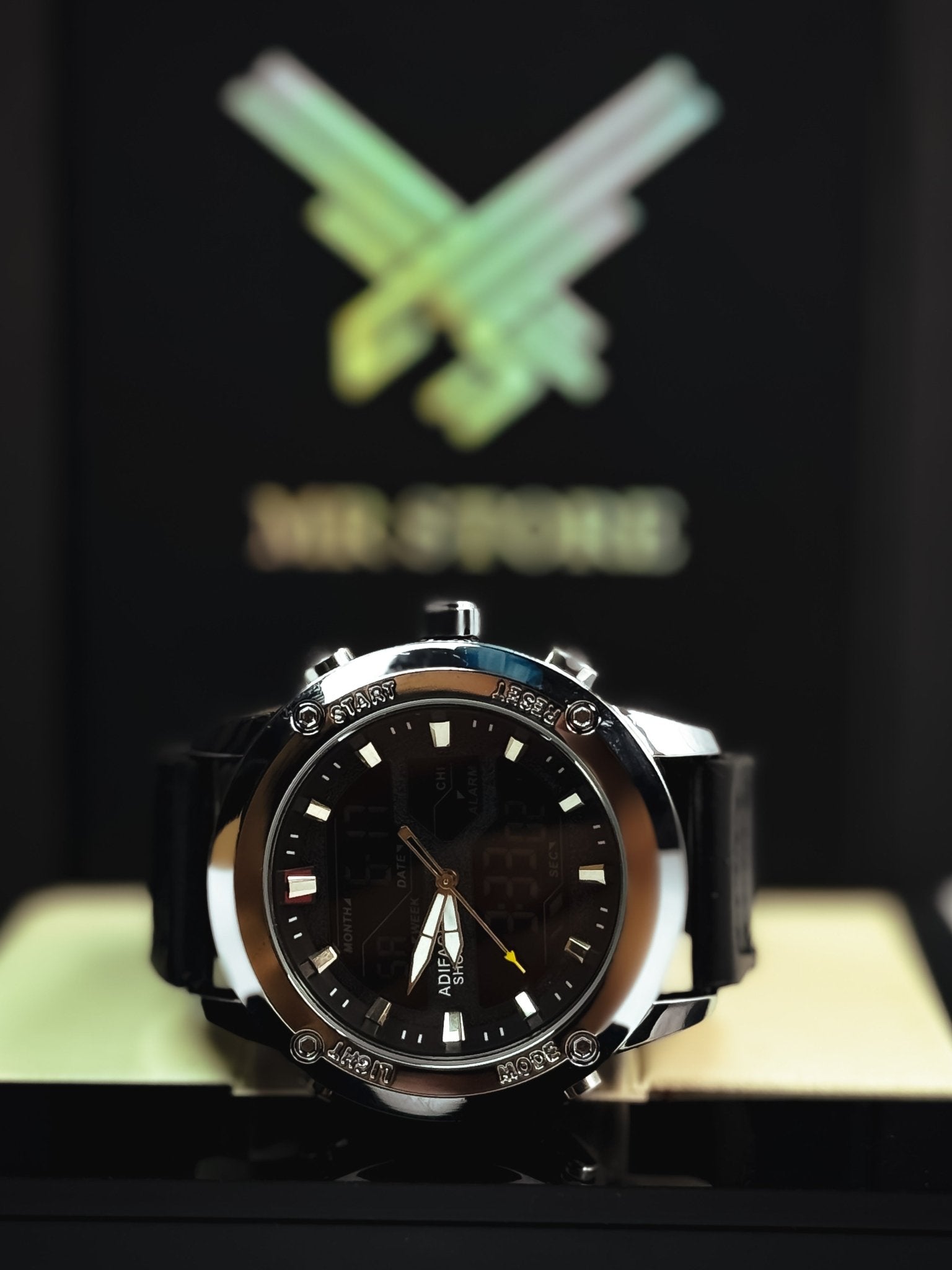 Edifice Dual-Time Watch (Waterproof)