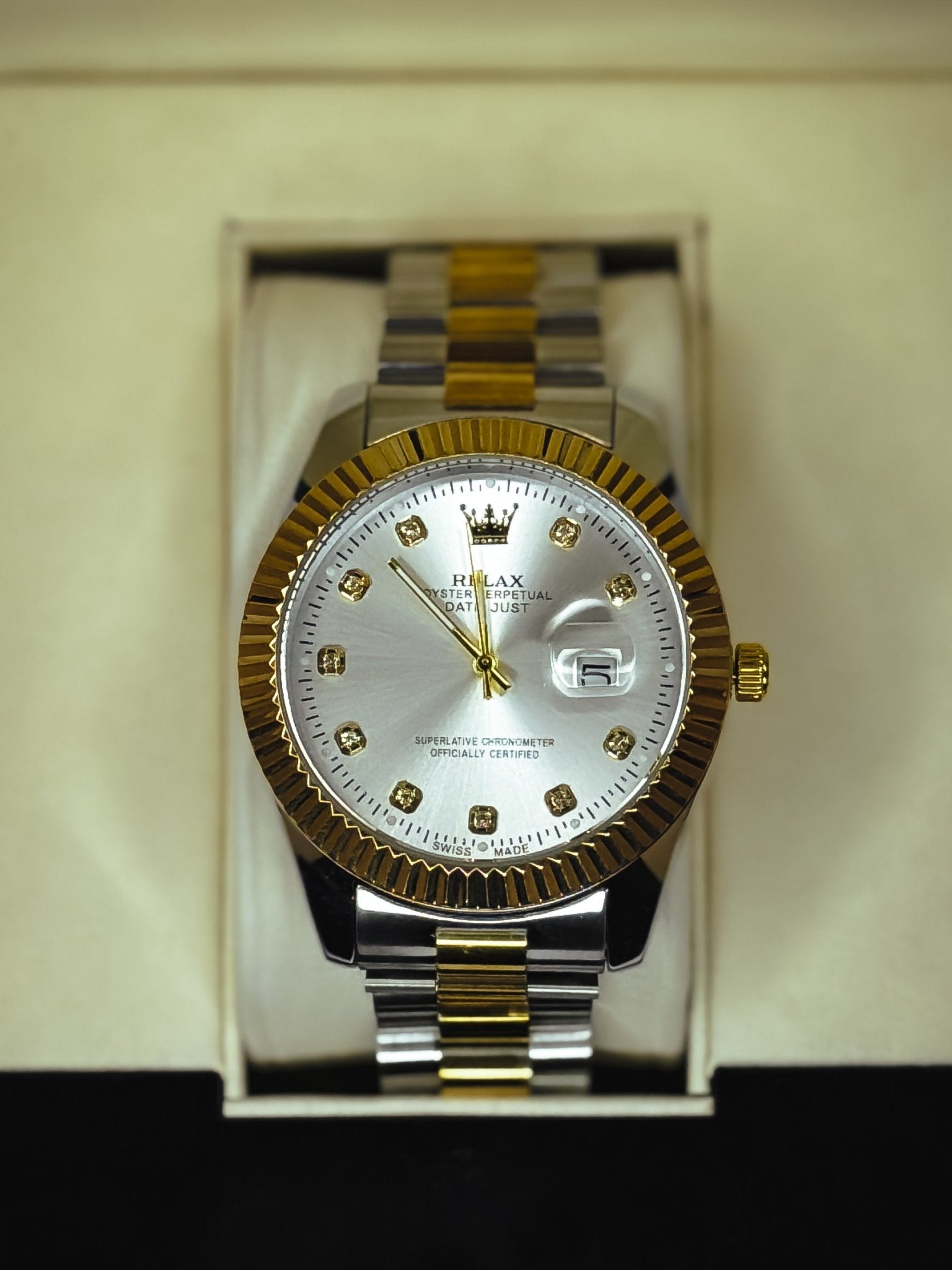 Rollie Waterproof Date Just Watch 💖