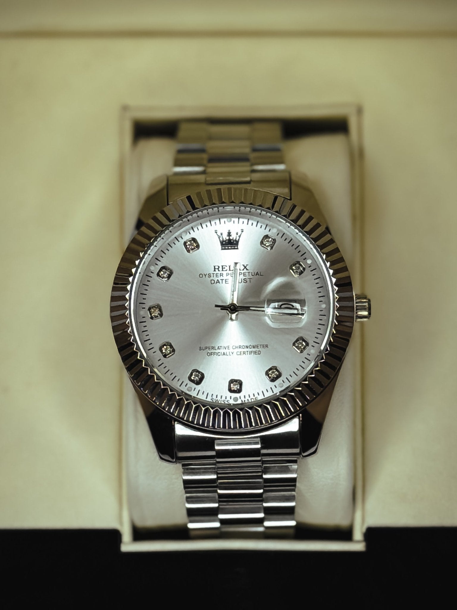 Rollie Waterproof Date Just Watch 💖