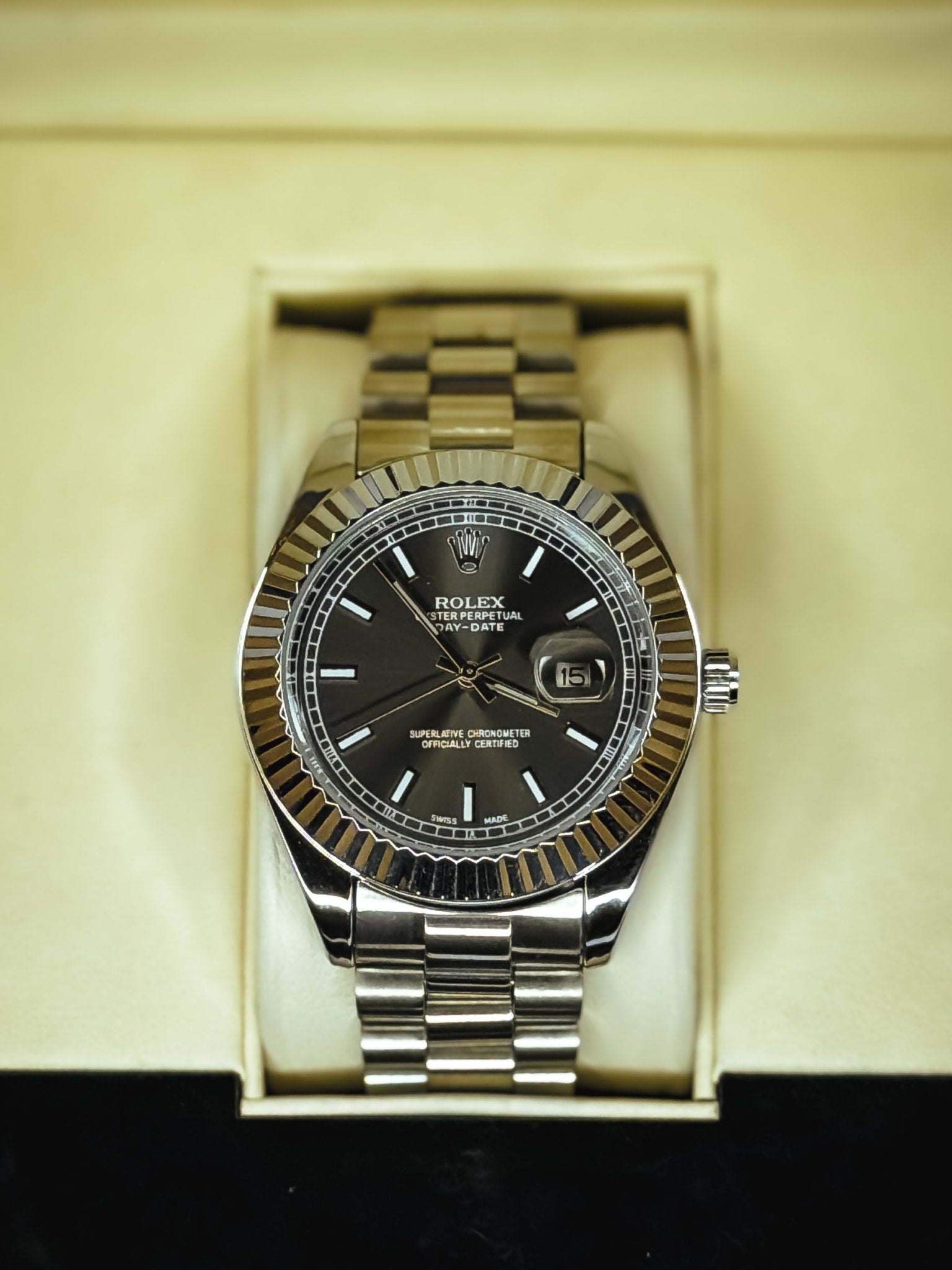 Rollie Waterproof Date Just Watch 💖